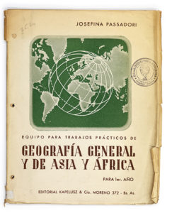 Argentine atlas of Asia and Africa, published in 1942